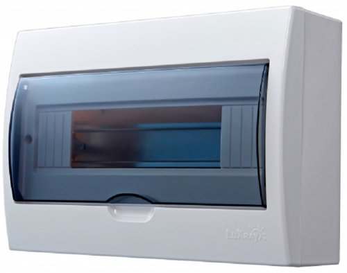 Бокс пластиковый Lezard Luxray ЩРН-П-12 (200x255x95мм) IP41 прозрачная дверь картинка 
